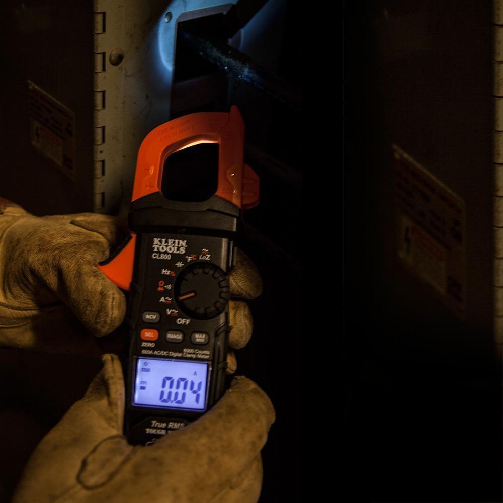 Klein Tools Black Digital Clamp Meter AC/DC Auto-Ranging 