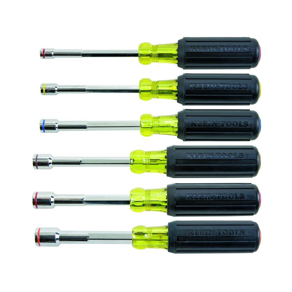 Klein Tools 9-1/2 in. Magnetic Nut Driver (6 Piece) 