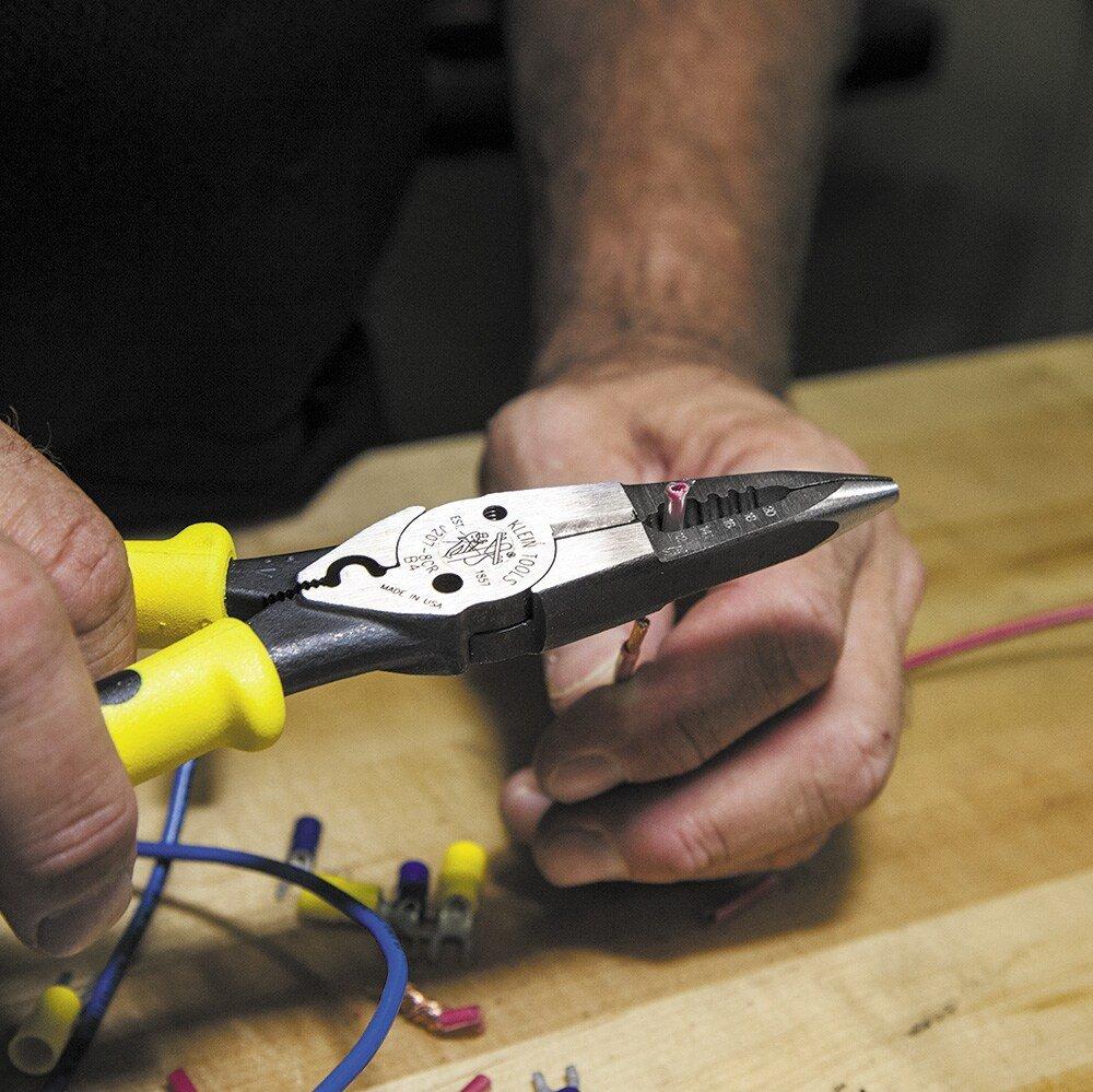 Klein Tools Black Crimping Pliers 