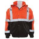 ERB Safety Hi-Viz Orange CL3 BOMMER JKT ORAN/BLAC TALL 4XL 
