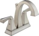 Two Handle Centerset Bathroom Sink Faucet with Pop-Up Drain Assembly in SpotShield Stainless