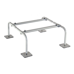 12 in high - Dual Fan Mini-Split Stand - Steel