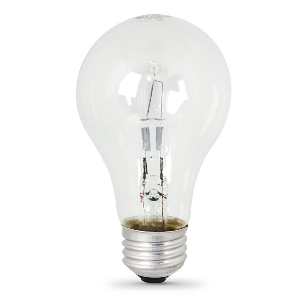Feit Electric Clear 43 W Dimmable Halogen Medium E-26 (Pack of 24) 