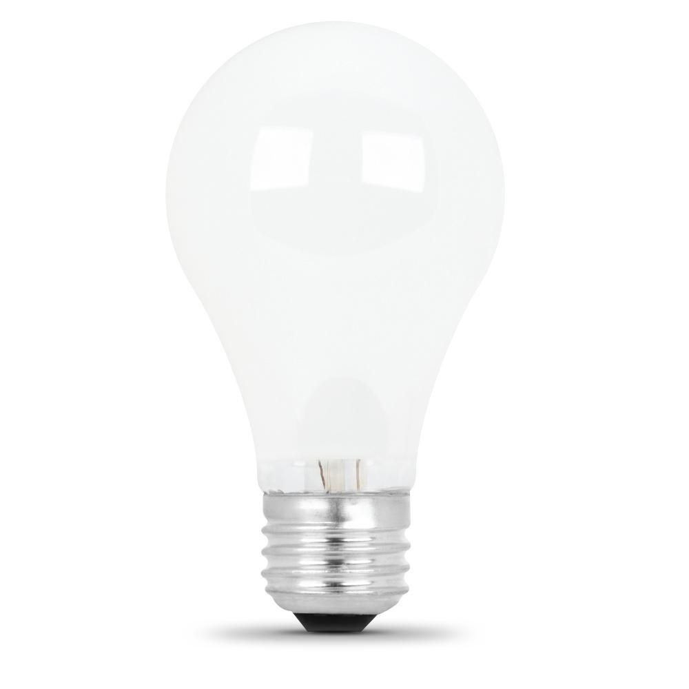 Feit Electric Frosted White Dimmable Incandescent Bulb Medium E-26 (Pack of 120) 
