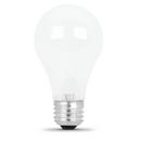 Feit Electric Frosted White Dimmable Incandescent Bulb Medium E-26 (Pack of 120) 