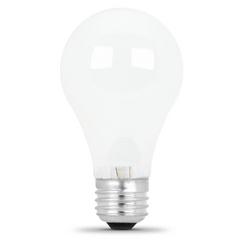 40W 4-9/50 in. Incandescent A19 Medium E-26 Base 2700 Kelvin Dimmable Bulb in Frosted White (Pack of 120)