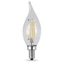 3.8W BA9 1/2 Dimmable LED Light Bulb with Candelabra Base (Pack of 2)