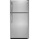 31-1/4 in. 15.42 cu. ft. Top Mount Freezer Refrigerator in Stainless Steel