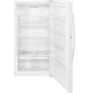 GE&reg; White 64-3/4 in. 17.3 cu. ft. Freezer 