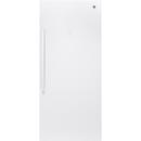 GE&reg; White 76-1/2 in. 21.3 cu. ft. Freezer 