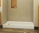 Aquatic White 60 in. Shower Pan with Right Drain 