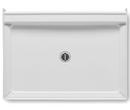 Aquatic White 48 in. Shower Pan with Center Drain 