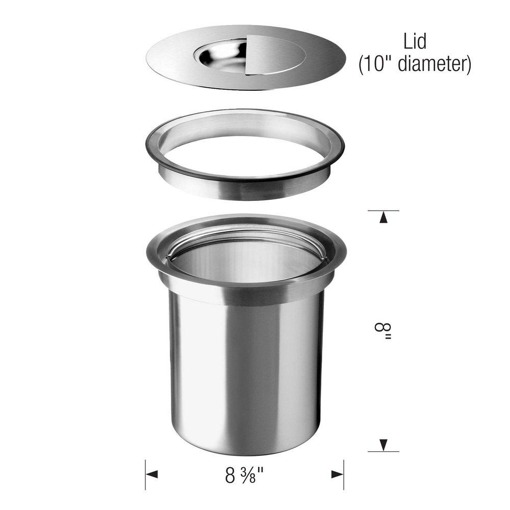 BLANCO Stainless Steel 8 in.Compost System 