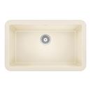 BLANCO Biscuit 30 x 19 in. No Hole Composite Single Bowl Undermount Kitchen Sink 