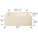 BLANCO Biscuit 30 x 19 in. No Hole Composite Single Bowl Undermount Kitchen Sink 