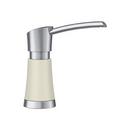 Soap Dispenser in Biscuit and Stainless Steel
