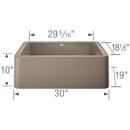 BLANCO Truffle 30 x 19 in. No Hole Composite Single Bowl Undermount Kitchen Sink 