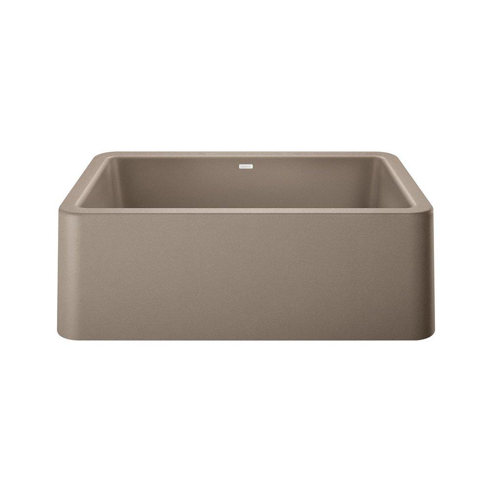 BLANCO Truffle 30 x 19 in. No Hole Composite Single Bowl Undermount Kitchen Sink 