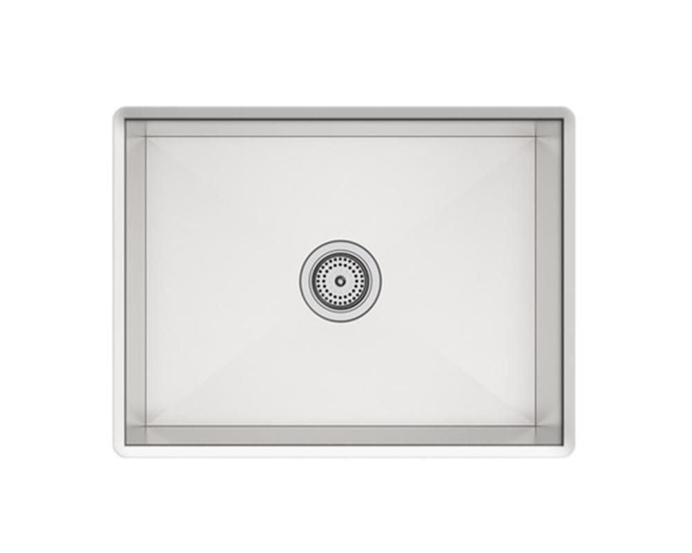 Sterling Satin Stainless Steel 24 x 18-5/16 in. No Hole Stainless Steel Single Bowl Undermount Kitchen Sink 