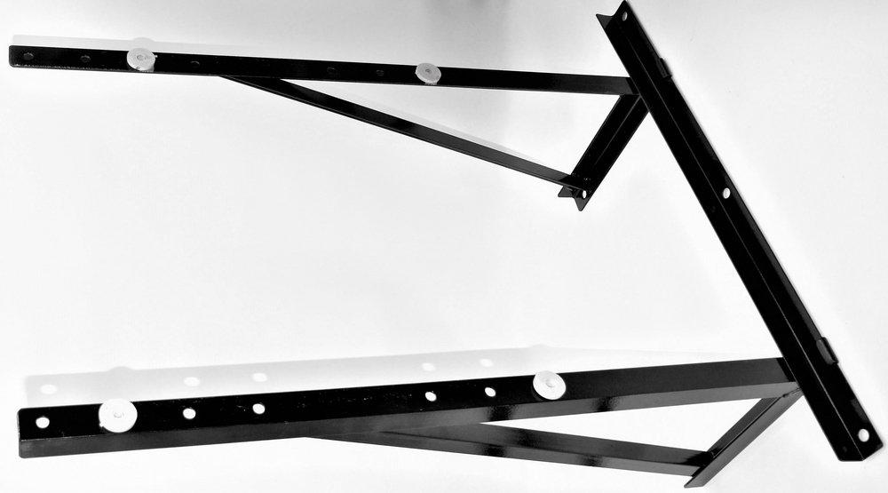 Heating and Cooling Two Inc 40 in. Adjustable Air Conditioner Wall Bracket 