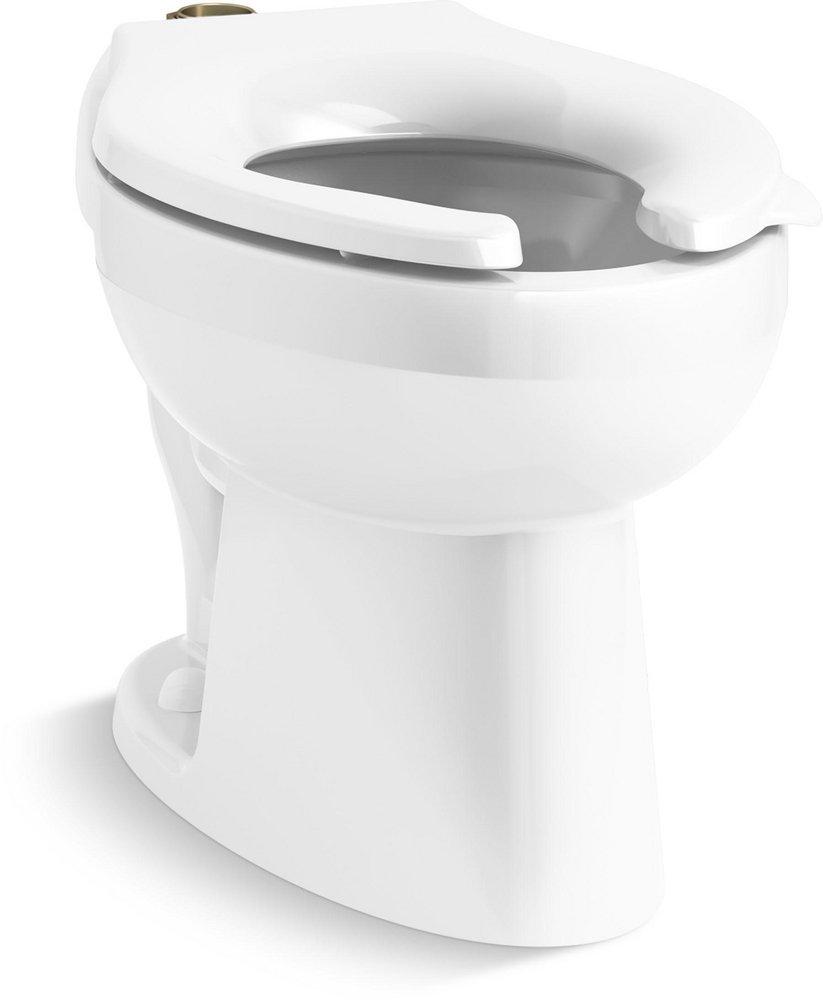 KOHLER White Elongated Toilet Bowl 