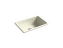 27 x 18-3/4 in. No Hole Cast Iron Single Bowl Dual Mount Kitchen Sink in Cane Sugar™