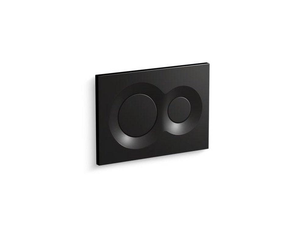 KOHLER Black Black&trade; Flush Actuator Plate for K-18829-NA 2 x 4 in. In-Wall Tank and Carrier System 