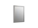23-1/2 x 32 in. Wood Framed Rectangle Mirror in Mohair Grey
