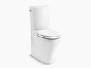 Two-Piece Toilet Elongated Bowl with Left-Hand Trip Lever in White