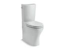 Two-Piece Toilet Elongated Bowl with Left-Hand Trip Lever in Ice Grey