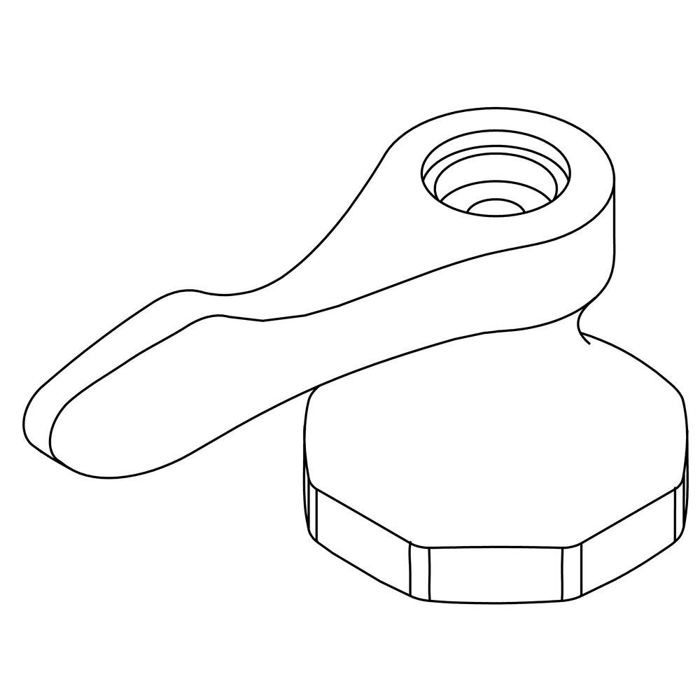 KOHLER Polished Chrome Lever Handle 