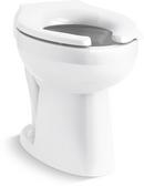 Elongated Toilet Bowl in White