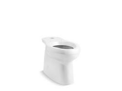 Elongated Toilet Bowl in White
