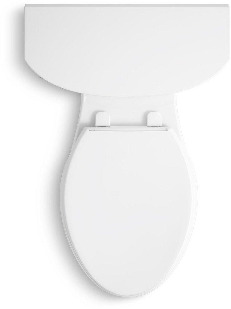 KOHLER White 1.28 gpf Vitreous China Elongated Toilet 