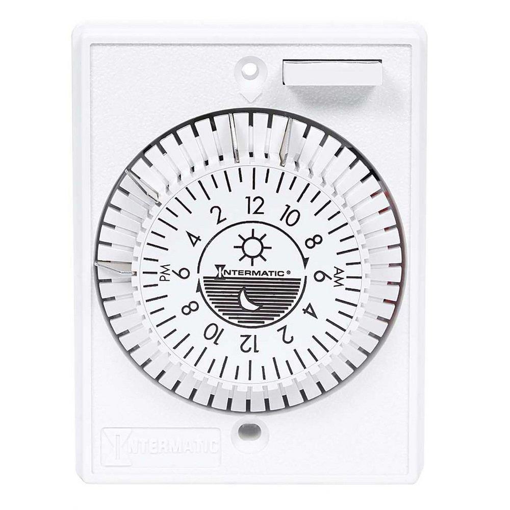 Intermatic Stonedust White 15A Mechanical Time Switch 