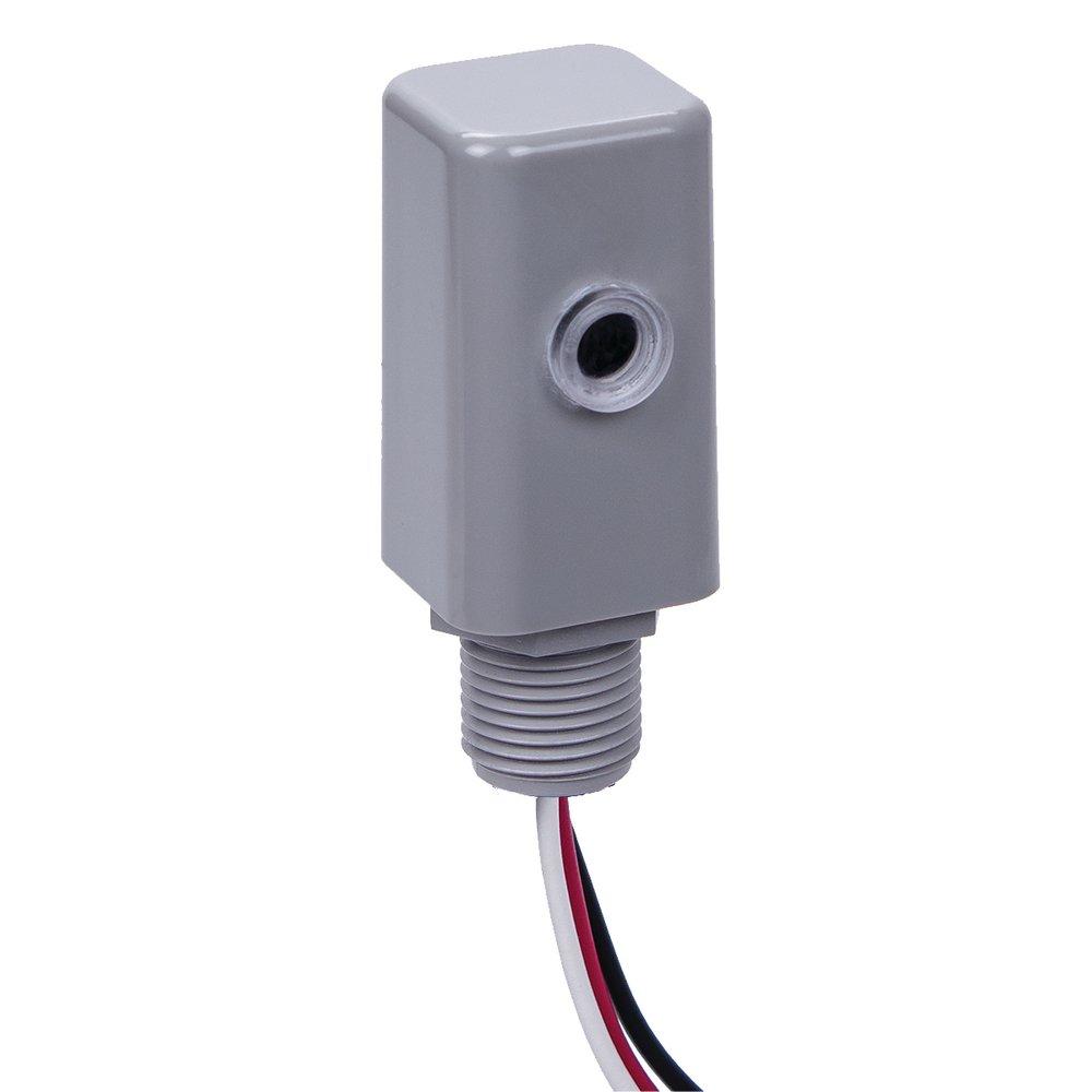 Intermatic Grey Electronic Photo Control - Side Lens - Stem Mount 