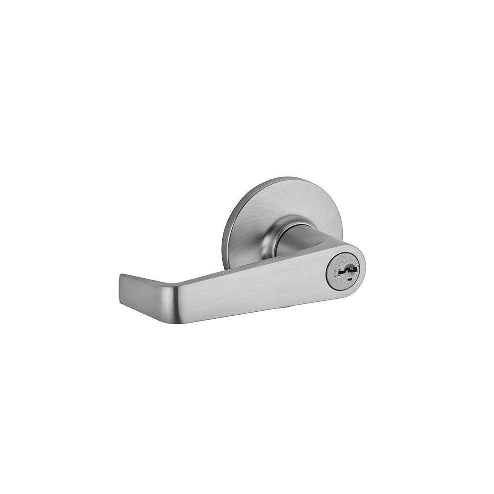 Kwikset Satin Chrome Storeroom Lever 