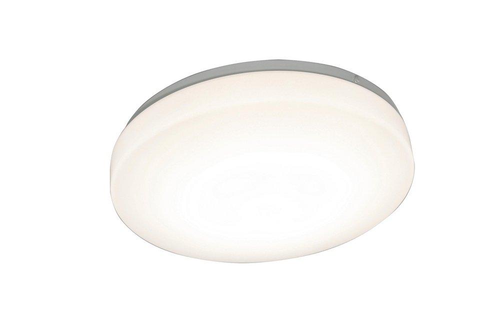 AFX Satin Nickel 14 in. 120/277V 34W LED Drum Fixture 