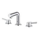 GROHE StarLight&reg; Polished Chrome Two Handle Widespread Bathroom Sink Faucet 