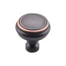 Round Rimmed Knob in Umbrio