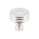 5/16 in. Round Knob in Polished Nickel