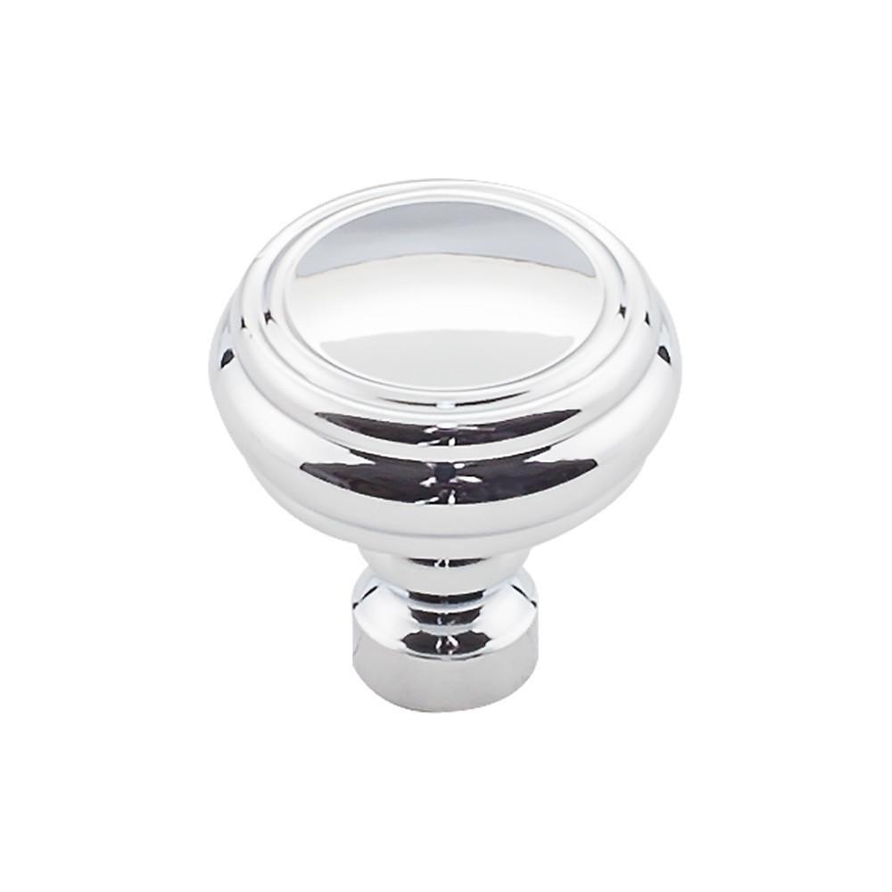 Top Knobs Polished Chrome Rimmed Knob 