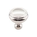 Top Knobs Polished Nickel Rimmed Knob 