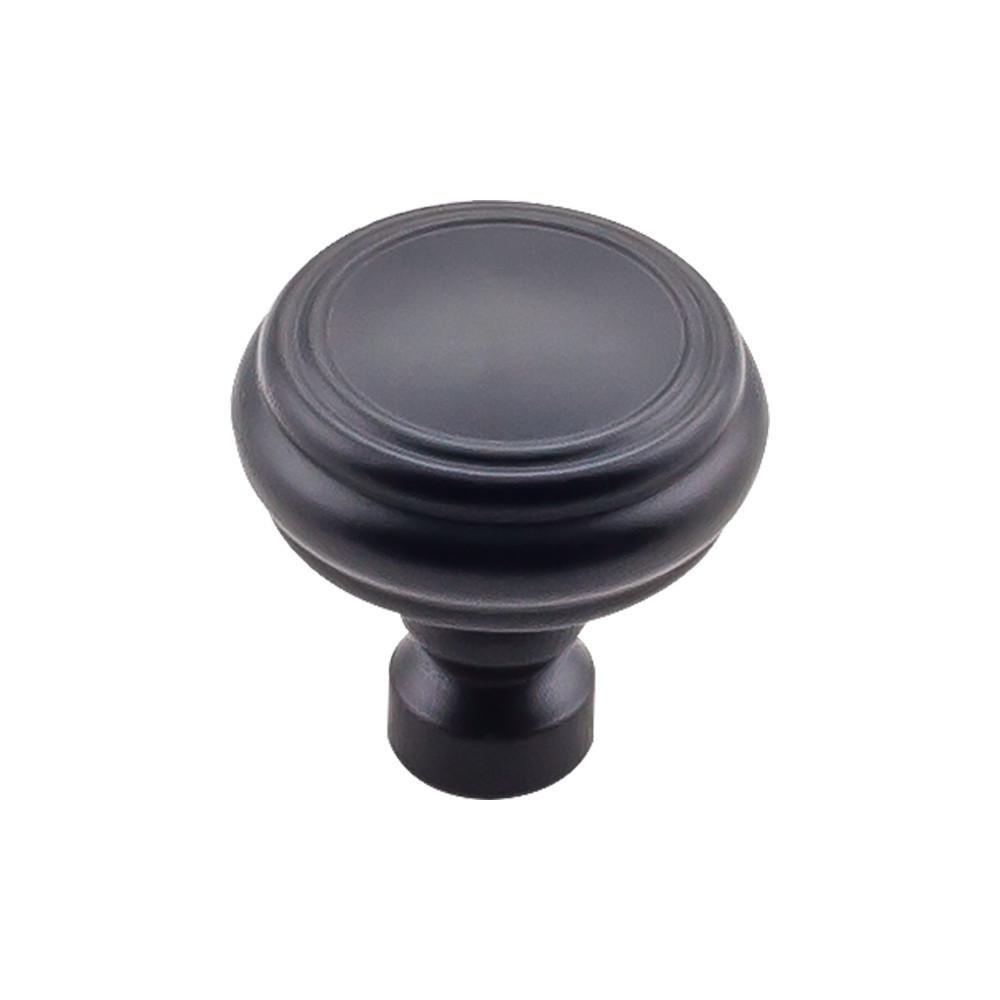 Top Knobs Black Rimmed Knob 