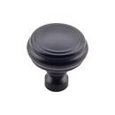 Top Knobs Black Rimmed Knob 