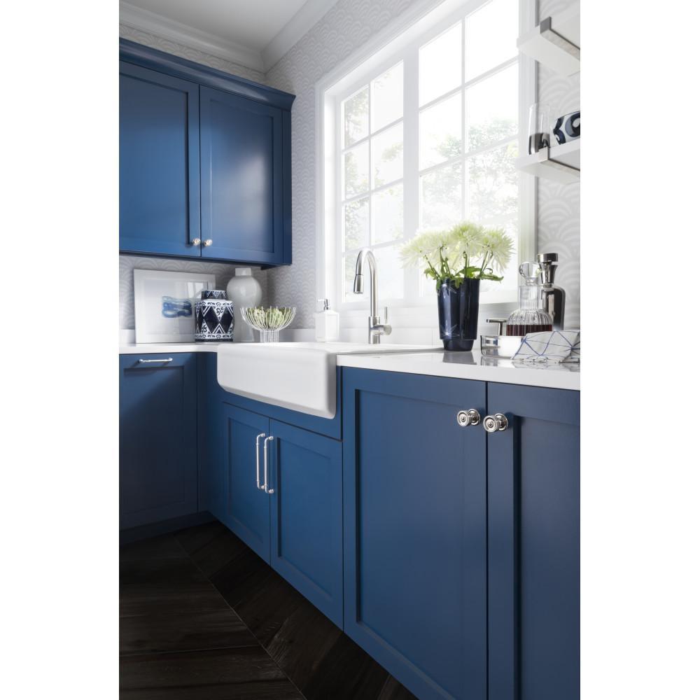 Top Knobs Flat Black Brixton Rimmed Knob 