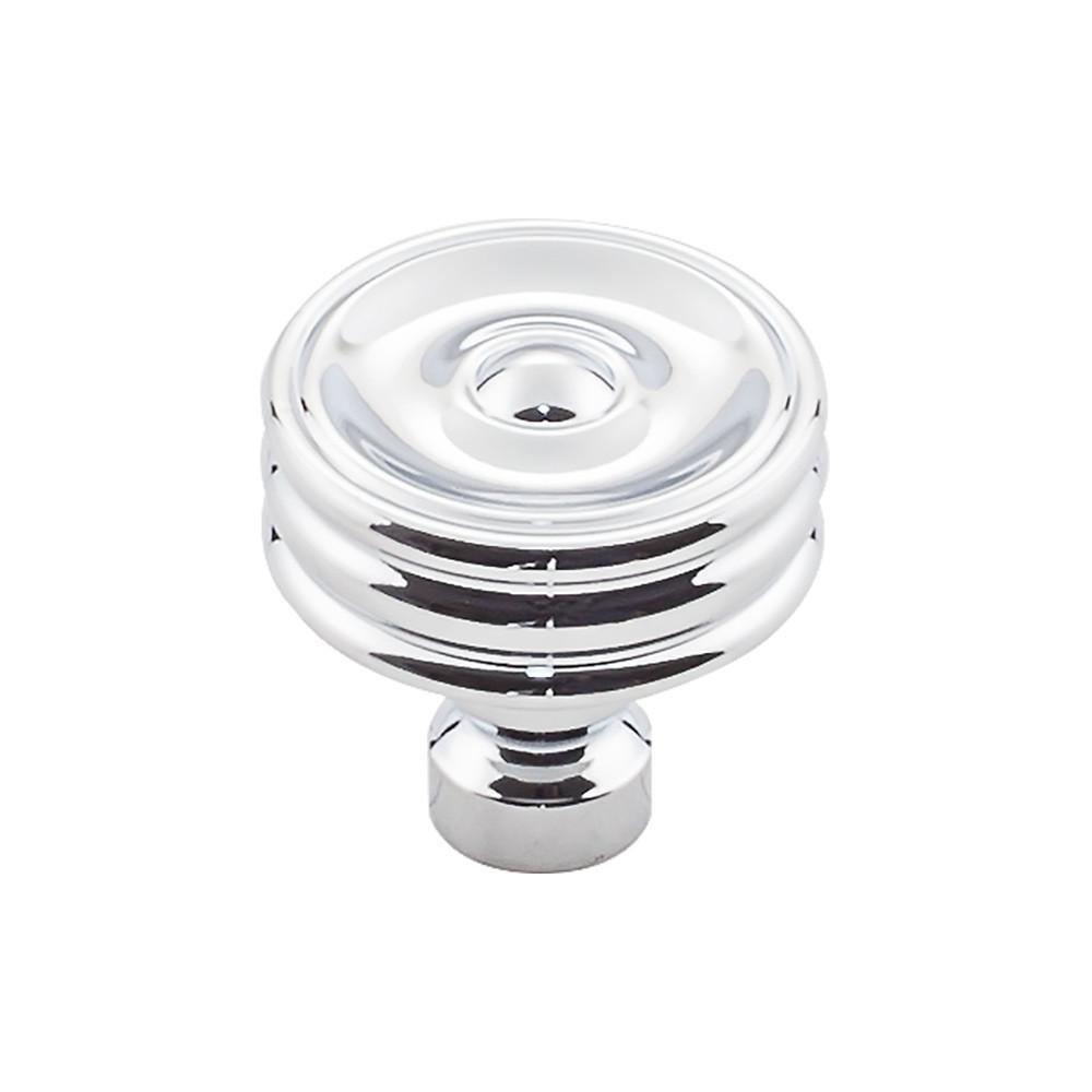 Top Knobs Polished Chrome Brixton Rimmed Knob 