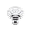 Top Knobs Polished Chrome Brixton Rimmed Knob 