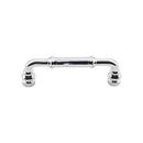 4-3/8 in. Zinc Alloy Brixton Ridged Pull with 3-3/4 in. Center-to-Center in Polished Chrome