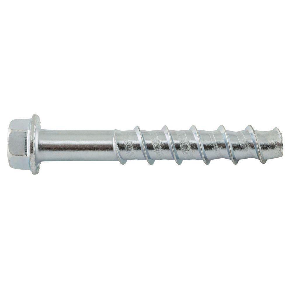 DEWALT Anchors & Fasteners Silver 3/8 in. Screw Anchor Zinc Plated Carbon Steel 
